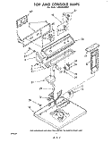SECTION Diagram and Parts List for LE5530XMW1  Whirlpool Dryer