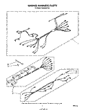 WIRING HARNESS Diagram and Parts List for RS6300XKW2  Whirlpool Range