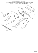TOP VENTING, OPTIONAL Diagram and Parts List for KEBS177DBL9  KitchenAid Wall Oven