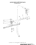 UPPER WASH AND RINSE Diagram and Parts List for 4KUDC220T2  KitchenAid Dishwasher
