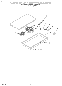 RADIANT MODULE (RCM30DB, RCM30DQ) Diagram and Parts List for RC8700EDB0  Whirlpool Cooktop