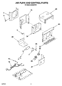 Part Location Diagram of 8209875 Whirlpool Clip