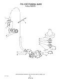 FILL AND OVER FILL Diagram and Parts List for KUDI21DS3  KitchenAid Dishwasher