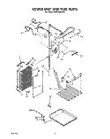 LOWER UNIT AND TUBE Diagram and Parts List for KSSS42MAX01  KitchenAid Refrigerator