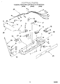 CONTROL Diagram and Parts List for KSRV25FHBT01  KitchenAid Refrigerator