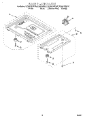 BASE PLATE Diagram and Parts List for KCMS135HBL0  KitchenAid Microwave