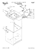 Part Location Diagram of 64172 Whirlpool COVER, HOSE PRESSURE