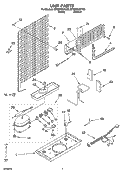 UNIT PARTS Diagram and Parts List for ET8BPKXKT03  Whirlpool Refrigerator
