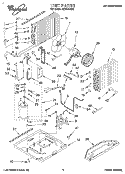 UNIT, LITERATURE Diagram and Parts List for ACH122XD0  Whirlpool Air Conditioner