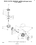 Part Location Diagram of 386838 Whirlpool CLIP, MOTOR DISCONNECT BLOCK