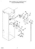 REFRIGERATOR LINER Diagram and Parts List for KSSS42QDW04  KitchenAid Refrigerator