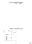 MISCELLANEOUS Diagram and Parts List for LLN8244BN0  Whirlpool Washer