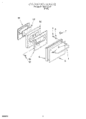 SECTION Diagram and Parts List for RS310PXEB0  Whirlpool Range