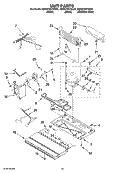UNIT PARTS Diagram and Parts List for KBRS19KTSS01  KitchenAid Refrigerator