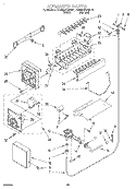 Part Location Diagram of LIT2176801 Whirlpool Service & Wiring Sheet