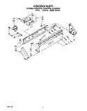 CONSOLE Diagram and Parts List for CA2452XTG0  Whirlpool Washer