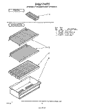 SHELF , NOT ILLUSTRATED AND OPTIONAL Diagram and Parts List for ET12PCXRWR0  Whirlpool Refrigerator