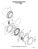 Part Location Diagram of WPW10350167 Whirlpool Exterior Door Panel - Black