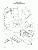UNIT PARTS Diagram and Parts List for KBRS20EVBL2  KitchenAid Refrigerator