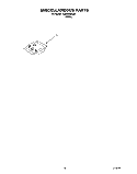 MISCELLANEOUS, OPTIONAL Diagram and Parts List for SUD5000KQ0  Whirlpool Dishwasher