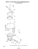 HEATER, PUMP, AND LOWER SPRAY ARM Diagram and Parts List for DU7600XS3  Whirlpool Dishwasher