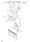 SECTION Diagram and Parts List for KHMC107EBT0  KitchenAid Microwave