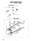 WIRING HARNESS Diagram and Parts List for LST9355AN0  Whirlpool Washer