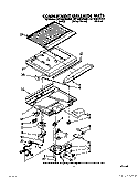 COMPARTMENT SEPARATOR Diagram and Parts List for 3ET18GKXWW01  Whirlpool Refrigerator