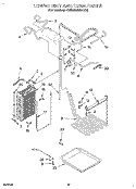 LOWER UNIT AND TUBE Diagram and Parts List for KSSS36MAX05  KitchenAid Refrigerator