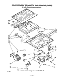 COMPARTMENT SEPARATOR AND CONTROL Diagram and Parts List for ET14JMXSW01  Whirlpool Refrigerator