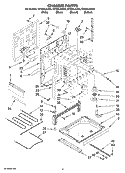 Part Location Diagram of W10165725 Whirlpool INSULATION
