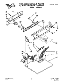 Part Location Diagram of 3397153 Whirlpool PANEL-CNTL