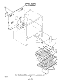 OVEN (CONTINUED) Diagram and Parts List for RM955PXPW1  Whirlpool Microwave Oven Combo