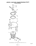 HEATER, PUMP AND LOWER SPRAY ARM Diagram and Parts List for GDP8700XTN3  Whirlpool Dishwasher