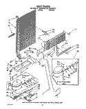 UNIT Diagram and Parts List for RT18AKXXW01  Roper Refrigerator