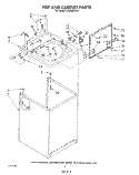 TOP AND CABINET , LITERATURE AND OPTIONAL Diagram and Parts List for LA5668XSW1  Whirlpool Washer