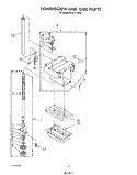 POWERSCREW AND RAM Diagram and Parts List for KUCC150S0  KitchenAid Trash Compactor