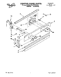 CONTROL PANEL, LITERATURE Diagram and Parts List for RS6305XYN2  Whirlpool Range