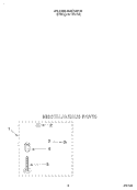 MISCELLANEOUS Diagram and Parts List for 6LBR7255AN0  Whirlpool Washer