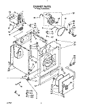 Part Location Diagram of 4319327 Whirlpool WHITE