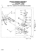 8318272 BURNER ASSEMBLY Diagram and Parts List for 7MLGR3624JT4  Whirlpool Dryer