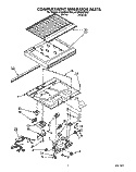 COMPARTMENT SEPARATOR Diagram and Parts List for ET22RKXZW00  Whirlpool Refrigerator