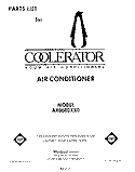 FRONT COVE Diagram and Parts List for AR0600XX0  Whirlpool Air Conditioner
