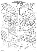 LINER Diagram and Parts List for KTRS19KDAL01  KitchenAid Refrigerator