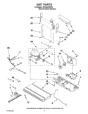 UNIT PARTS Diagram and Parts List for KFIS25XVMS10  KitchenAid Refrigerator