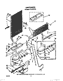 UNIT Diagram and Parts List for RT14CKXVW12  Roper Refrigerator
