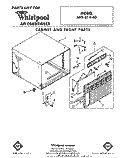 SECTION Diagram and Parts List for AHFE1440  Whirlpool Air Conditioner
