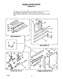 INSTALLATION Diagram and Parts List for RH123  Whirlpool Air Conditioner