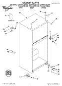 CABINET, LITERATURE Diagram and Parts List for ET6WSKYKZ00  Whirlpool Refrigerator