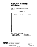 MAIN TOP Diagram and Parts List for S8757W1  Roper Range